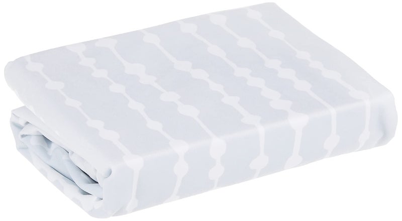 4moms Breeze Bassinet Sheets, Machine Washable, Soft, Plush, Waterproof Fabric, Grey Beads - Image 1